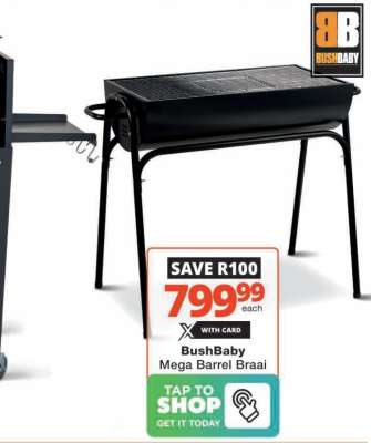 BushBaby Mega Barrel Braai
