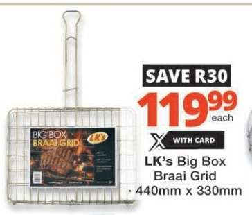 LK's Big Box Braai Grid