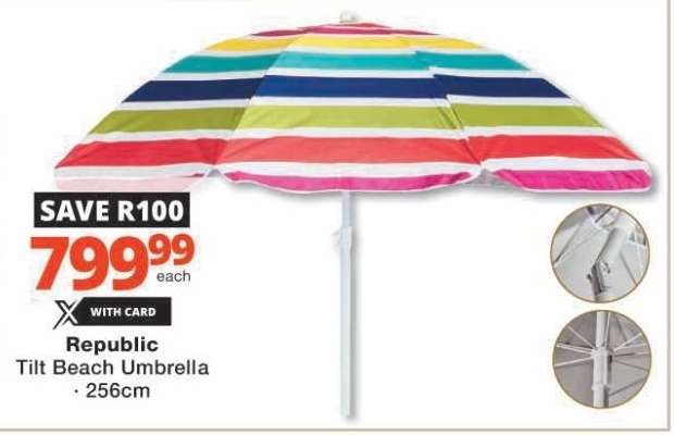 Republic Tilt Beach Umbrella