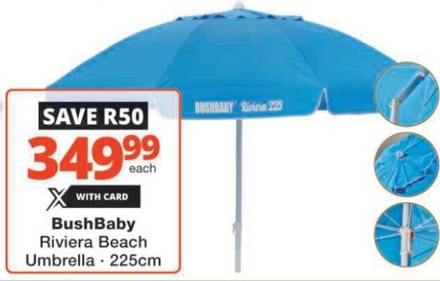 BushBaby Riviera Beach Umbrella