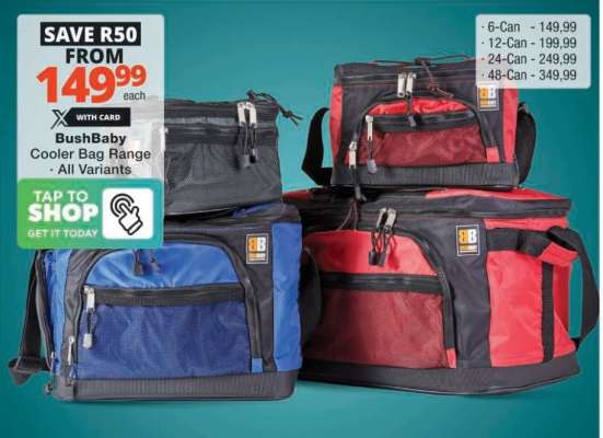 BushBaby Cooler Bag Range