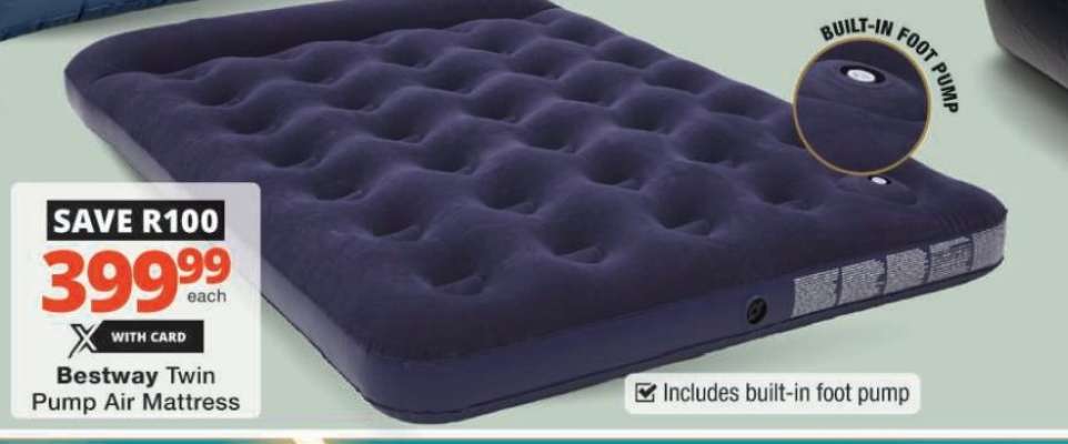 Bestway Twin Pump Air Mattress