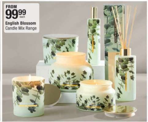 English Blossom Candle Mix Range