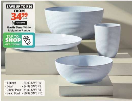 Earth Tone White Melamine Range