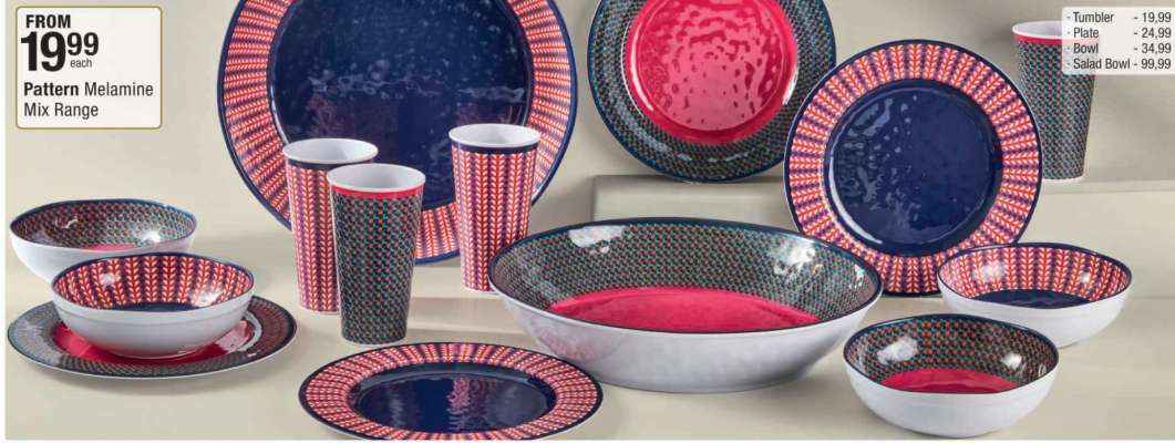 Pattern Melamine Mix Range
