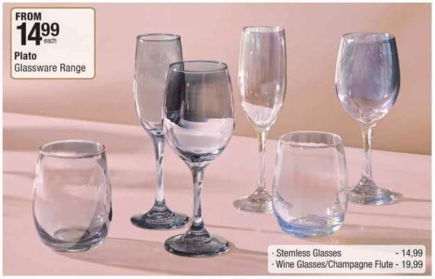 Plato Glassware Range