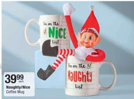 Naughty/Nice Coffee Mug