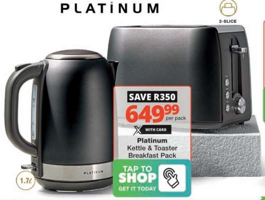 Platinum Kettle & Toaster Breakfast Pack