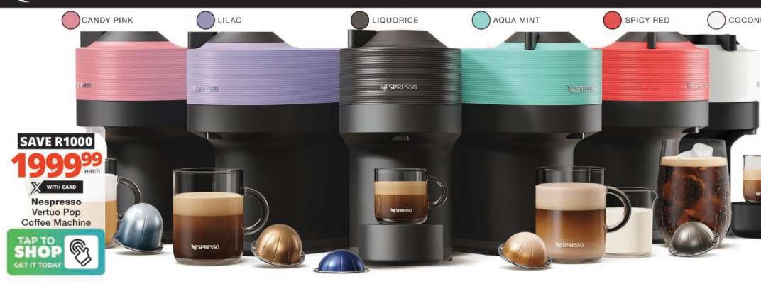 Nespresso Vertuo Pop Coffee Machine