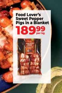 Food Lover’s Sweet Pepper Pigs in a Blanket