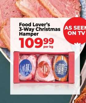 Food Lover’s 3-Way Christmas Hamper