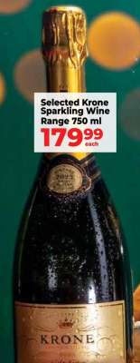 Selected Krone Sparkling Wine Range 750 ml