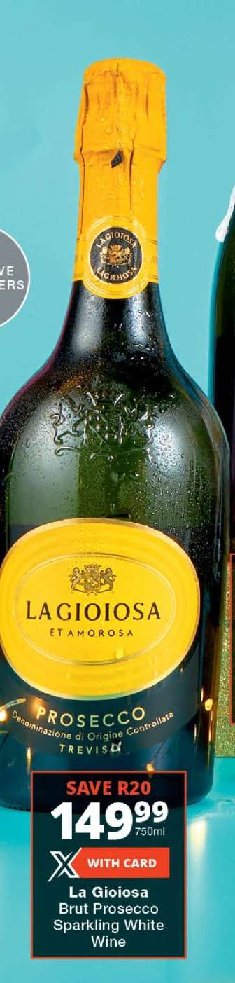 La Gioiosa Brut Prosecco Sparkling White Wine