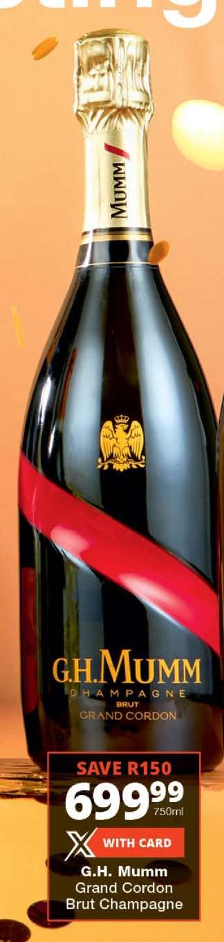 G.H. Mumm Grand Cordon Brut Champagne