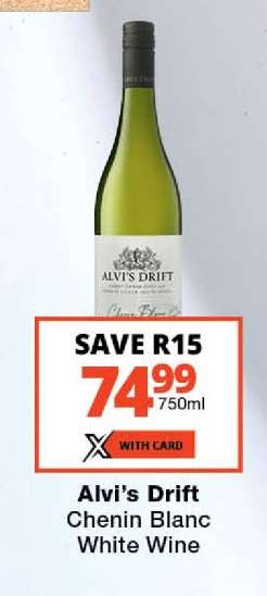 Alvi's Drift Chenin Blanc White Wine