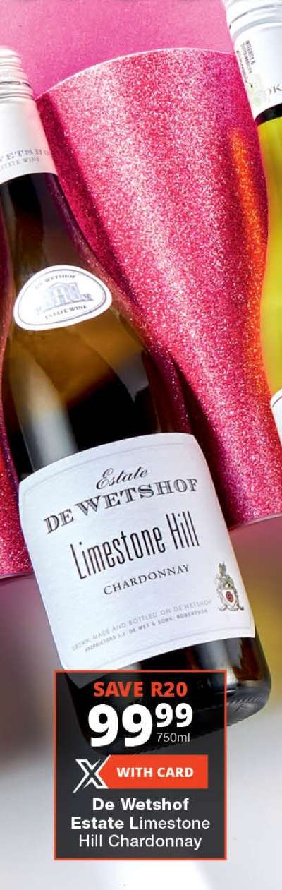 De Wetshof Estate Limestone Hill Chardonnay