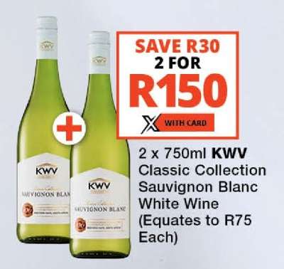 KWV Classic Collection Sauvignon Blanc White Wine