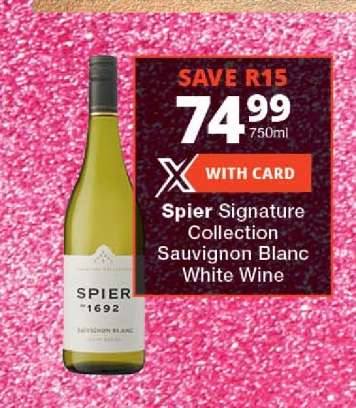 Spier Signature Collection Sauvignon Blanc White Wine