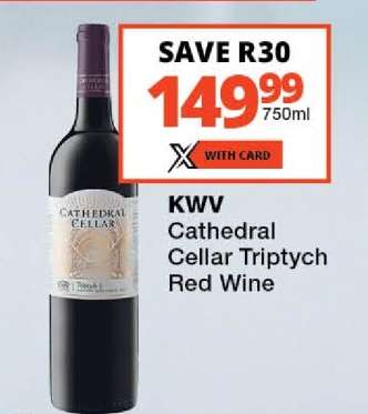 KWV Cathedral Cellar Triptych Red Wine