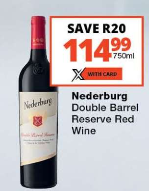 Nederburg Double Barrel Reserve Red Wine