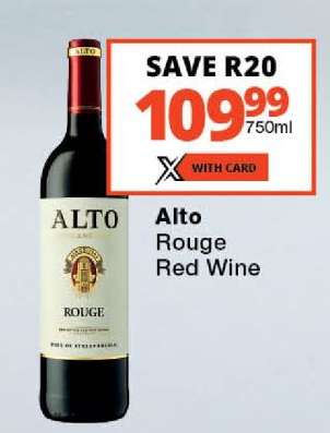 Alto Rouge Red Wine