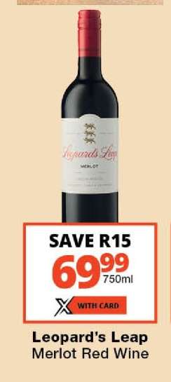 Leopard's Leap Merlot Red Wine