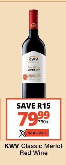 KWV Classic Merlot Red Wine