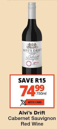 Alvi's Drift Cabernet Sauvignon Red Wine