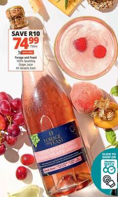 Forage and Feast 100% Sparkling Grape Juice