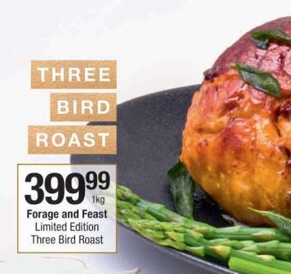 Limited Edition Three Bird Roast
