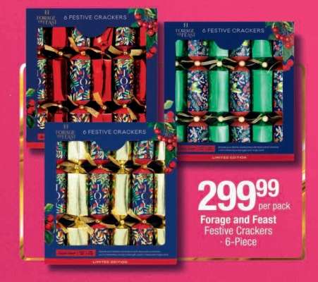 Forage and Feast Festive Crackers