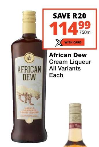AFRICAN DEW CREAM LIQUEUR