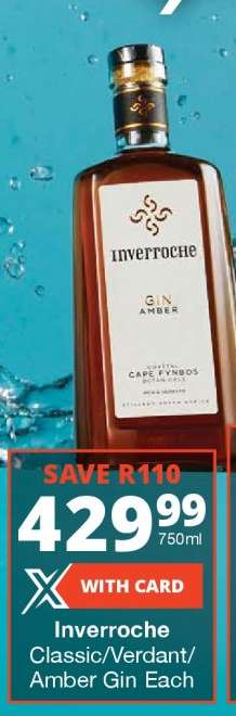 Inverroche Classic/Verdant/Amber Gin Each