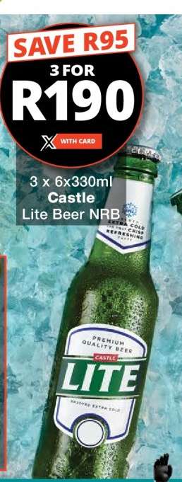 Castle Lite Beer NRB