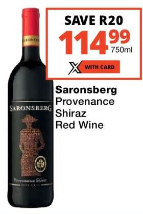Saronsberg Provenance Shiraz Red Wine