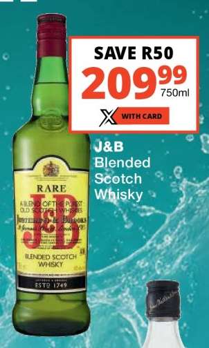 J&B Blended Scotch Whisky
