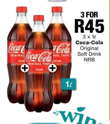Coca-Cola Original Soft Drink NRB