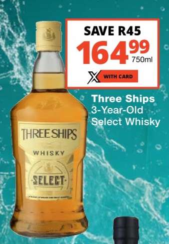 THREE SHIPS 3-YEAR-OLD SELECT WHISKY