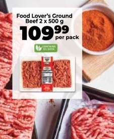 Food Lover’s Ground Beef 2 x 500 g