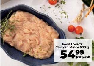 Food Lover’s Chicken Mince 500 g