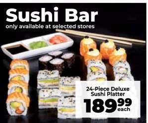 24-Piece Deluxe Sushi Platter