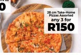 28 cm Take-Home Pizzas Assorted