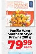 Pacific West Southern Style Prawns 280 g