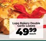 Lupo Bakery Double Garlic Loaves