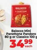 Balocco Mini Panettone Pandoro