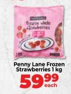 Penny Lane Frozen Strawberries 1 kg