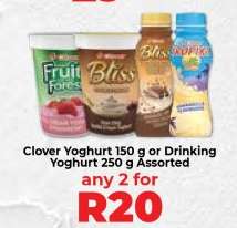Clover Yoghurt or Drinking Yoghurt