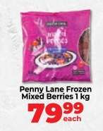 Penny Lane Frozen Mixed Berries 1 kg