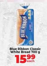 Blue Ribbon Classic White Bread 700 g