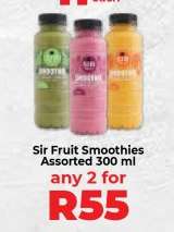 Sir Fruit Smoothies Assorted 300 ml